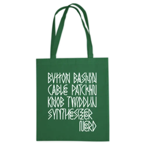 Machina Bristronica 2024 “Button Bashin” Festival Green Tote Bag