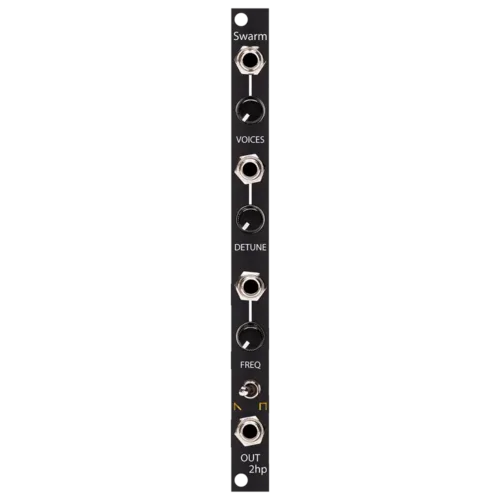 2hp Swarm Eurorack Hyper-Saw Pulsewave Oscillator Module (Black)