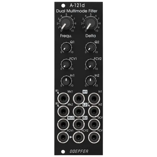 Doepfer A-121dV Eurorack Dual Multimode Filter Module (Black)