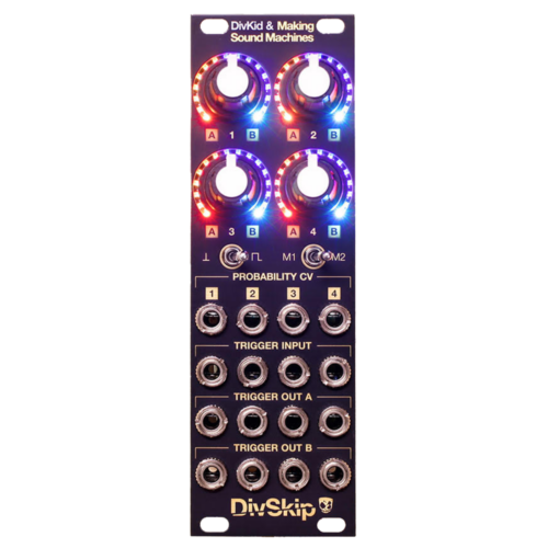 Making Sound Machines X DivKid DivSkip Eurorack Four Channel Trigger Gate Processor Module