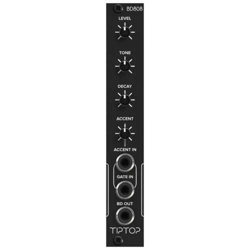 Tiptop Audio BD808 Analogue Bass Drum Eurorack Module (Black)