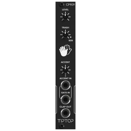 Tiptop Audio CP909 Hand Clap Eurorack Drum Module (Black)