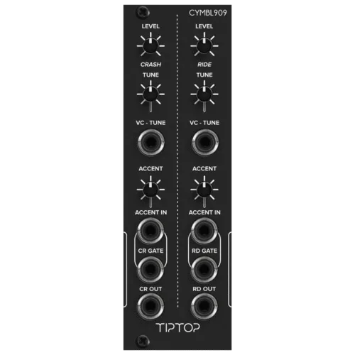 Tiptop Audio CYMBL909 Crash/Ride Eurorack Drum Module (Black)