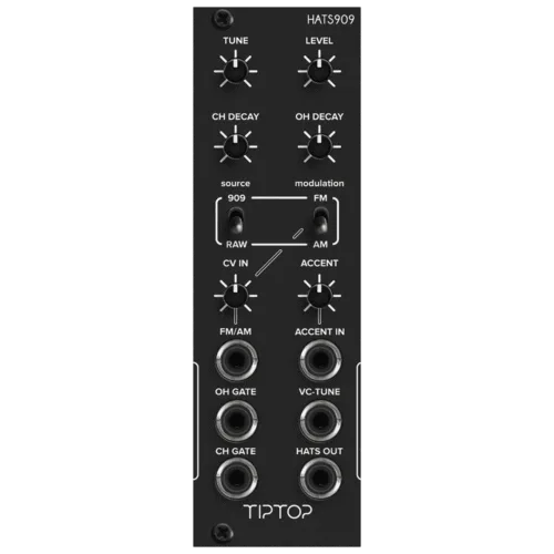 Tiptop Audio HATS909 Hi Hat Eurorack Drum Module (Black)