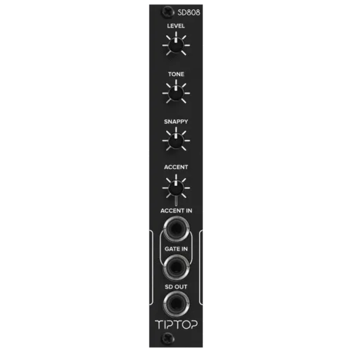 Tiptop Audio SD808 Snare Eurorack Drum Module (Black)
