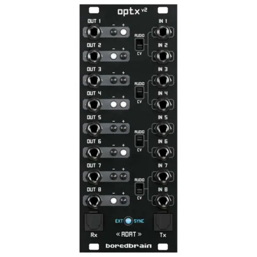 Boredbrain Optx V2 Eurorack ADAT IO Expander Module
