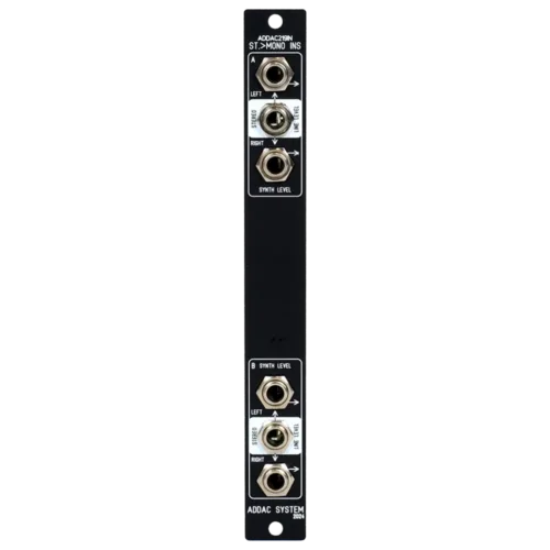 ADDAC 219IN Stereo to Dual Mono Eurorack Module