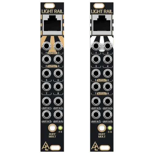 After Later Audio Light Rail Eurorack Cable Extension Module (Pair)