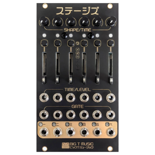 Big T Music Sutejizu Eurorack Mutable Stages Reissue Module (Black/Gold)