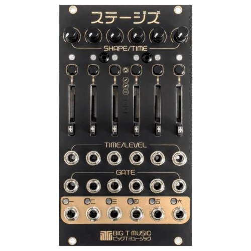 Big T Music Sutejizu Eurorack Mutable Stages Reissue Module (Black/Gold)