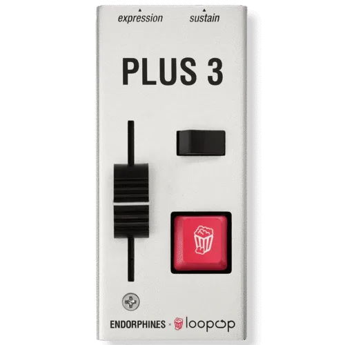 Endorphin.es X Loopop PLUS 3 Desktop Expression Sustain Pedal (Silver)