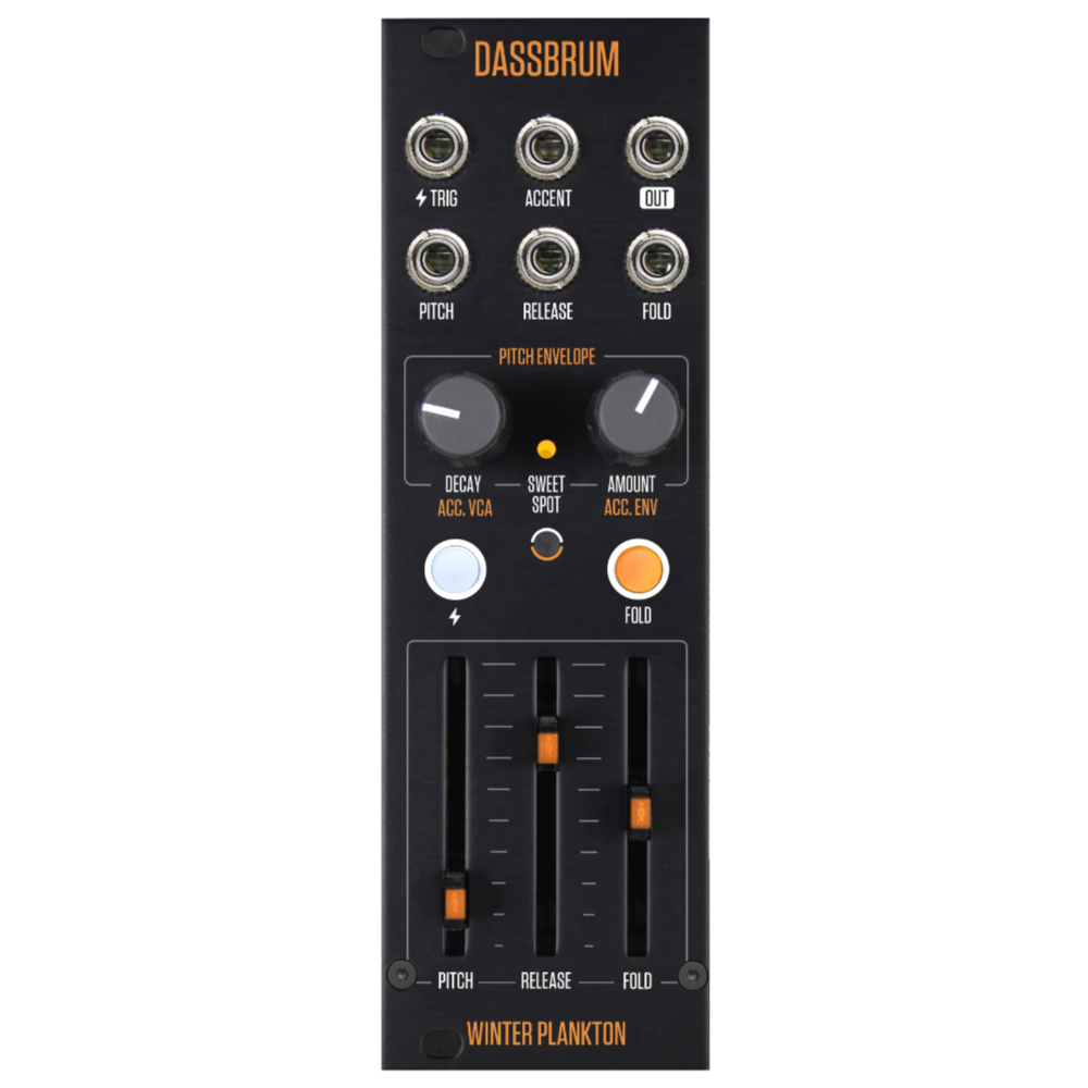 Plankton X Winter Modular DASSBRUM Eurorack Percussion Synth Module
