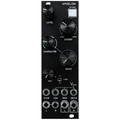 Cosmotronic Aphelion Eurorack Stereo Distortion, Filter and VCA Module (Black)