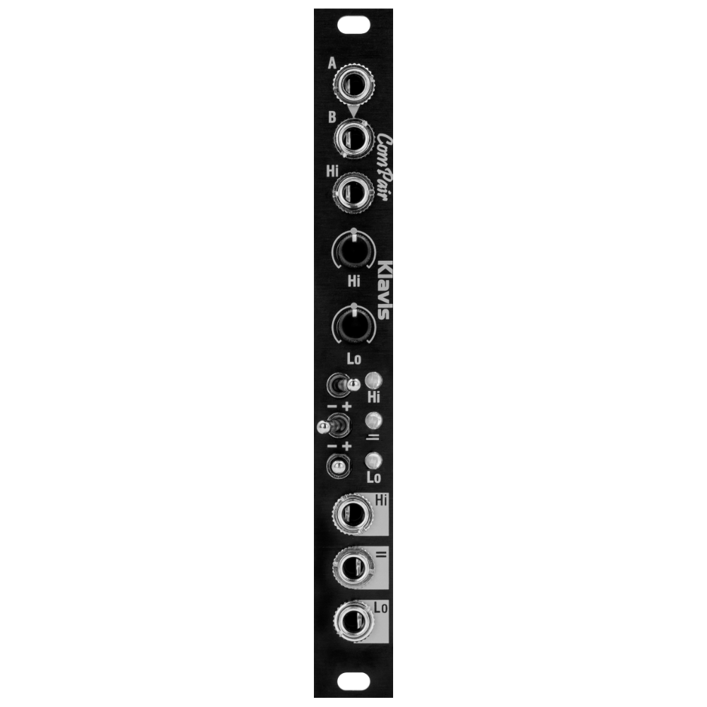 Klavis ComPair Eurorack Window Dual Voltage Comparator Module (Black)
