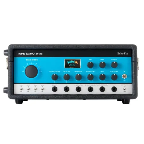 Echo Fix EF-X2 MK2 Analog Tape Echo / Spring Reverb / Chorus (Blue with Tolex Case)
