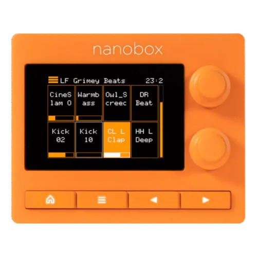 1010 Music Nanobox Tangerine Compact Streaming Sampler