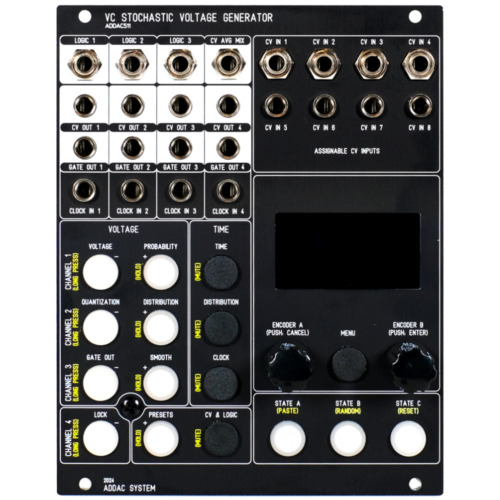 ADDAC 511 VC Stochastic Voltage Generator Eurorack Module