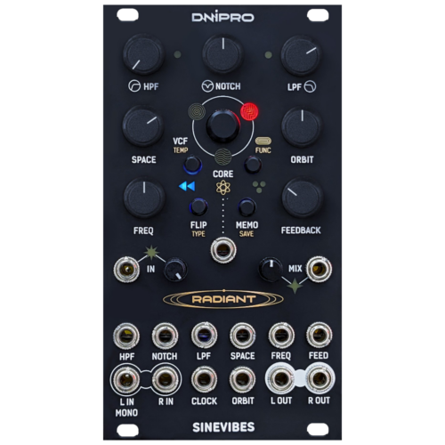 Dnipro Modular X Sinevibes Radiant Eurorack Morphable Effect Processor Module
