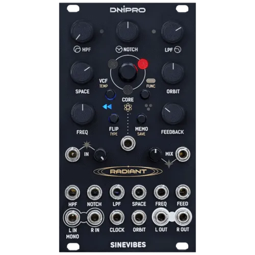 Dnipro Modular X Sinevibes Radiant Eurorack Morphable Effect Processor Module