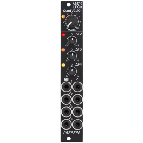 Doepfer A-147-5V Eurorack Quad Voltage Controlled LFO Module (Vintage Edition)