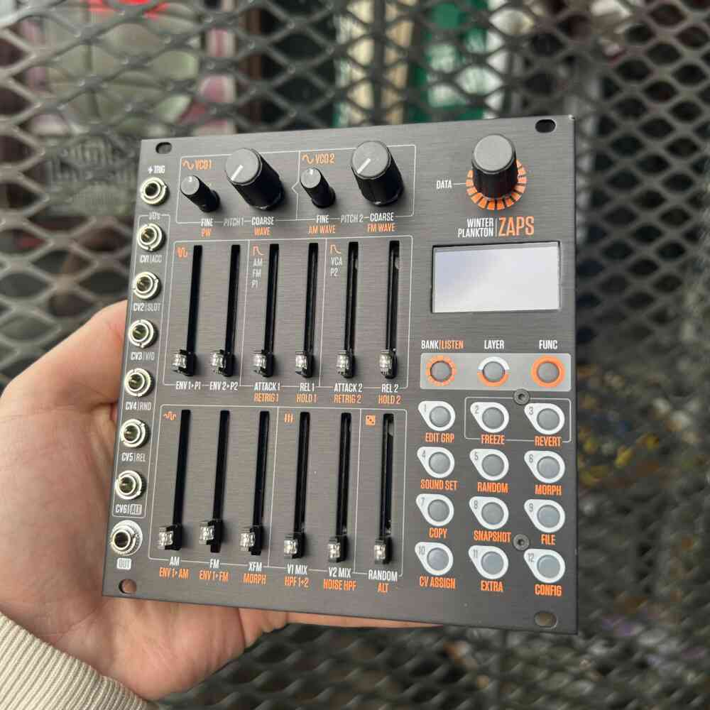 Plankton X Winter Modular ZAPS Eurorack Percussion Synth Voice Module [B-Stock]