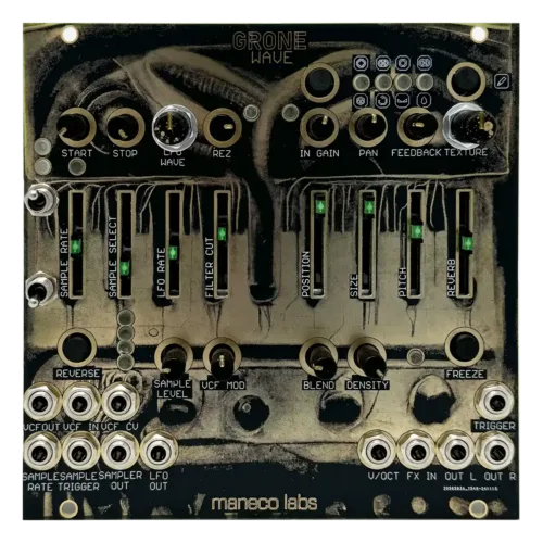 Maneco Labs Grone Wave Eurorack Lo-Fi Sample Player Module
