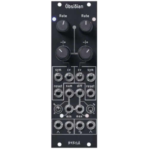 Nekyia Circuits Obsidian Eurorack Dual Complex LFO Module