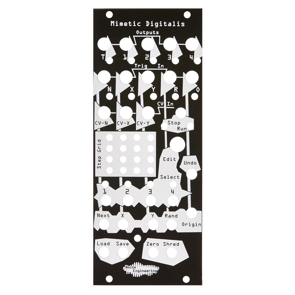 Noise Engineering Mimetic Digitalis Replacement Panel (Black)