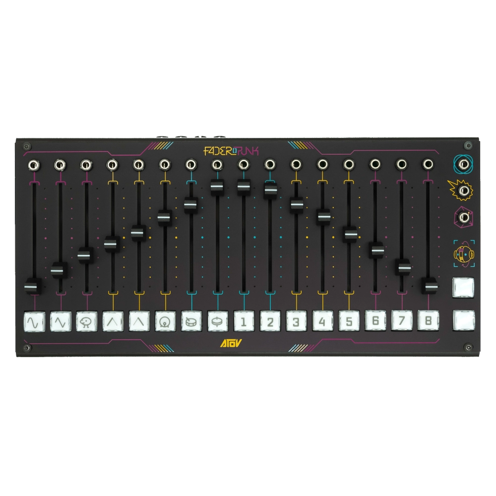 AtoVproject Faderpunk Open Source Mixer CV/MIDI/i2C Controller