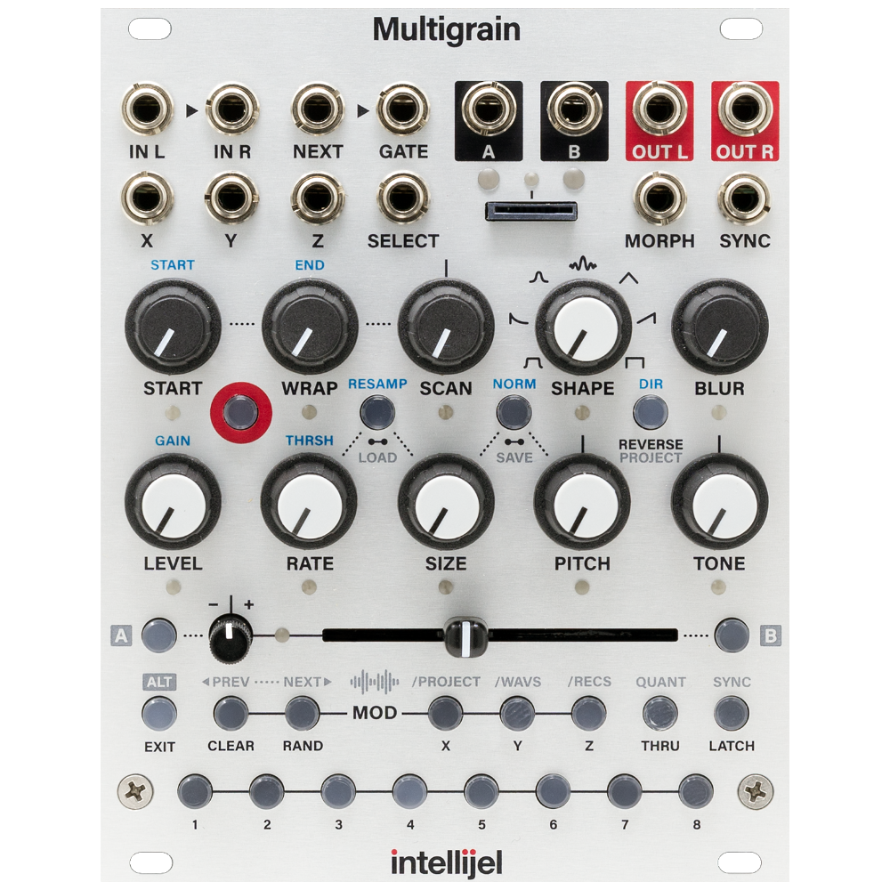 Intellijel Multigrain Eurorack Stereo Morphing Granular Sampler Module