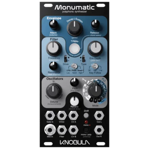 Knobula Monumatic Eurorack Polyphonic Synthesizer Module