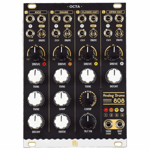 NANO Modules OCTA Eurorack Four Channel Analog Drum Module