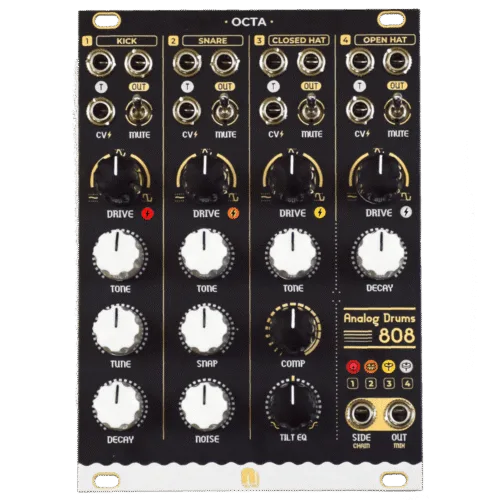 NANO Modules OCTA Eurorack Four Channel Analog Drum Module