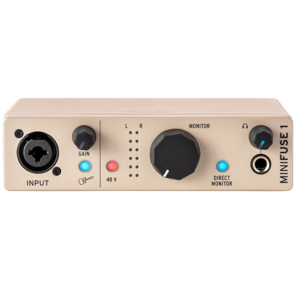 Arturia MiniFuse 1 USB Audio Interface (Champagne Edition)