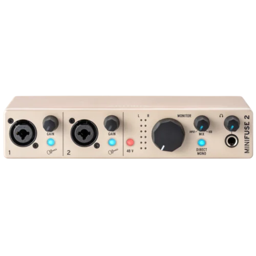 Arturia MiniFuse 2 USB Audio Interface (Champagne Edition)