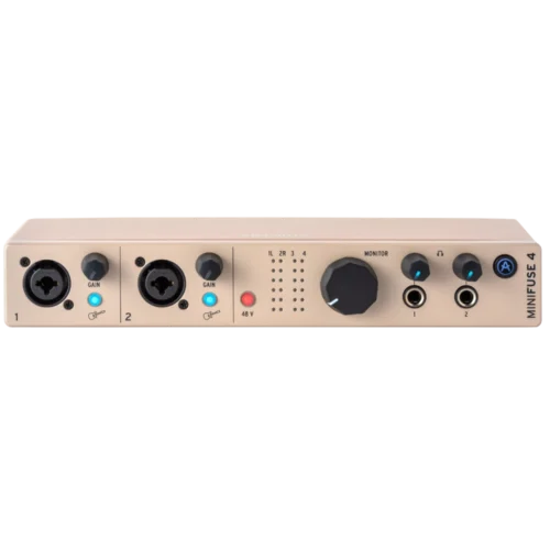 Arturia MiniFuse 4 USB Audio Interface (Champagne Edition)