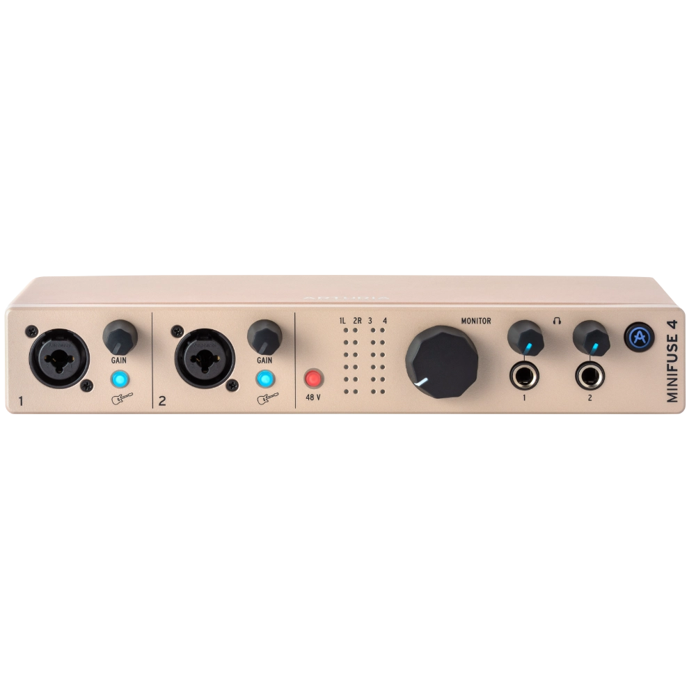 Arturia MiniFuse 4 USB Audio Interface (Champagne Edition)
