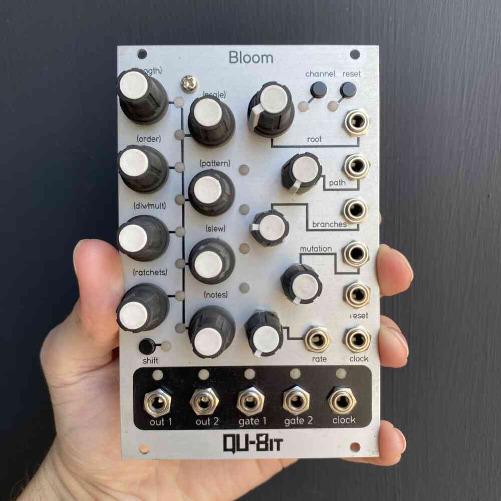 Qu-Bit Electronix Bloom Eurorack Fractal Sequencer Module (Silver) [Ex-Demo]