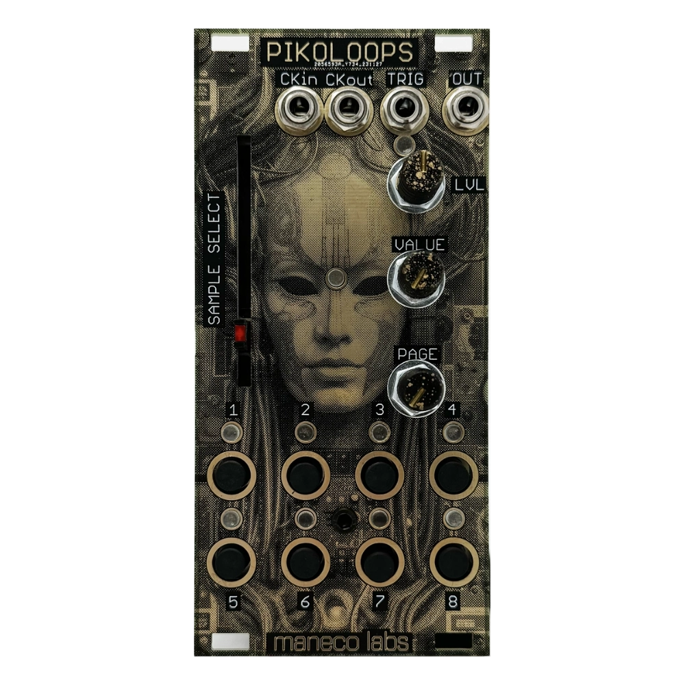 Maneco Labs Pikoloops Eurorack Sampler Sequencer Module