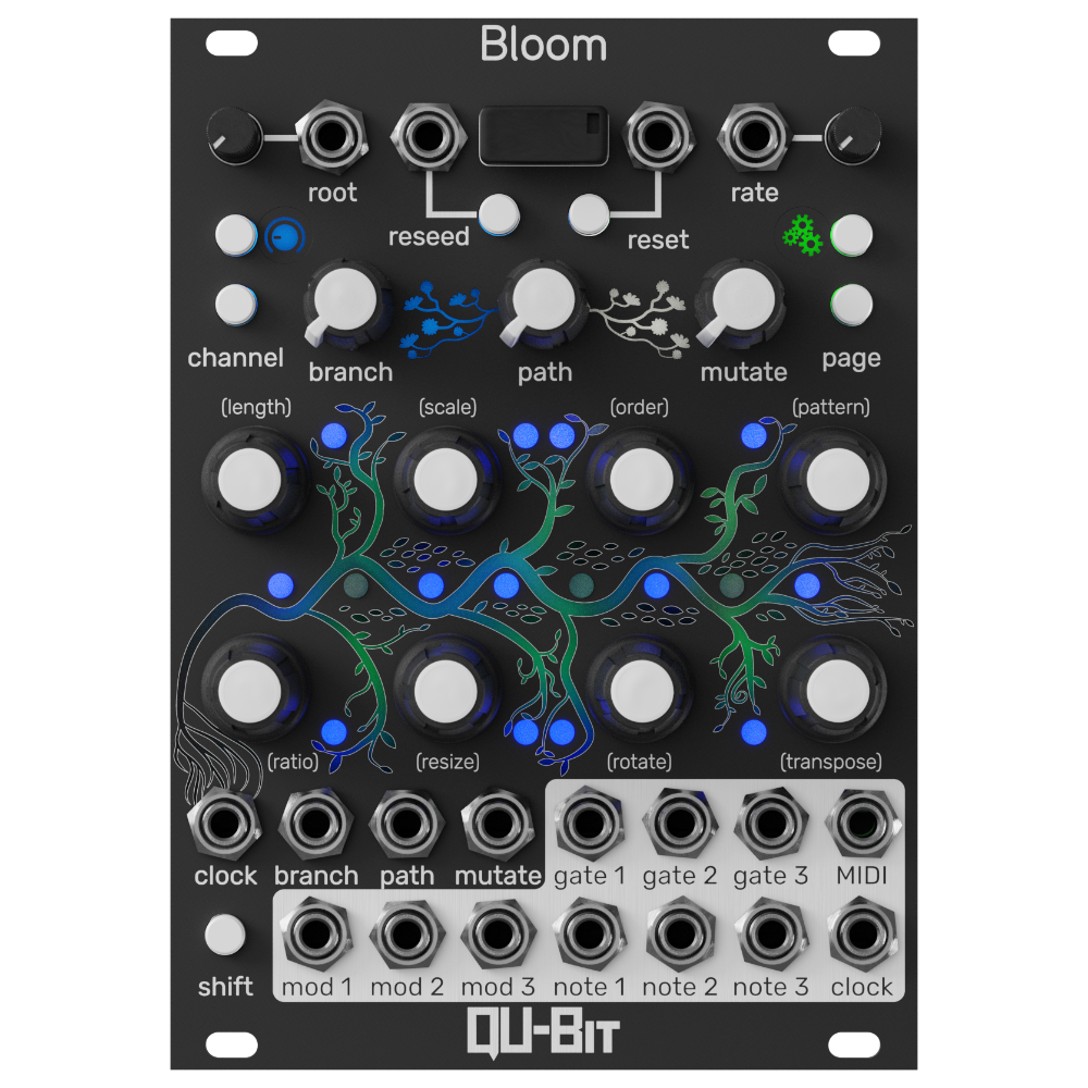 Qu-Bit Electronix Bloom V2 Eurorack Fractal Sequencer Module