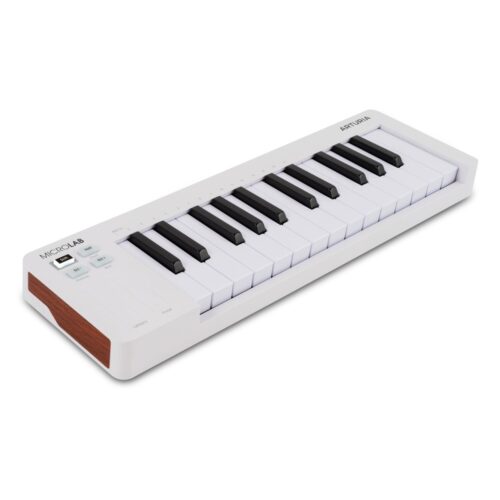Arturia MicroLab Mk3 MIDI Keyboard Controller (White)
