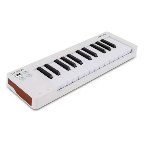 Arturia MicroLab Mk3 MIDI Keyboard Controller (White)