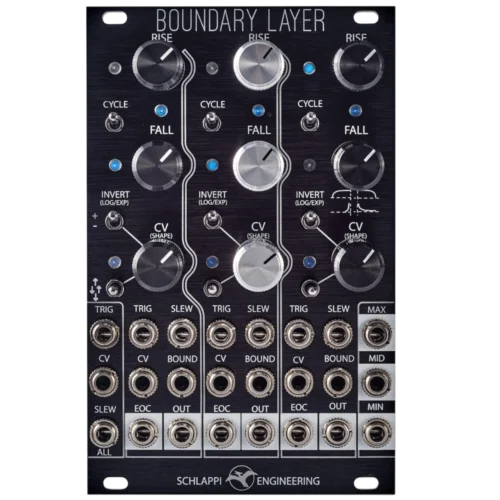 Schlappi Engineering Boundary Layer Eurorack Triple Cycling Slew Module (Black)