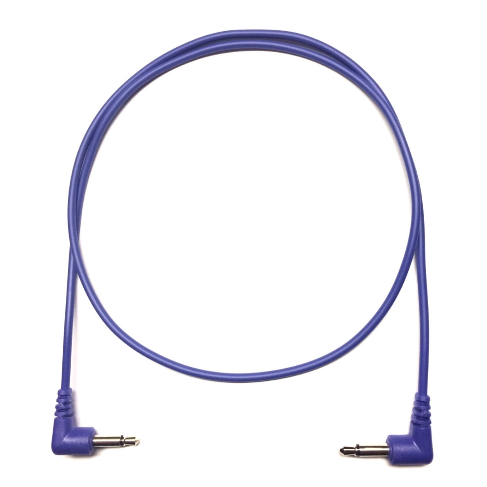 Tendrils Right Angled Eurorack Patch Cable (6 Pack – 60cm – Indigo)