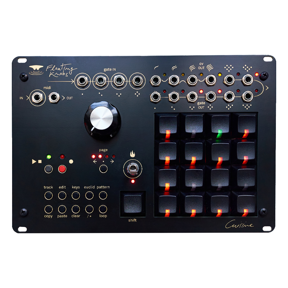 Floating Knobs Cuisine Eurorack Multitrack Performance Sequencer Module