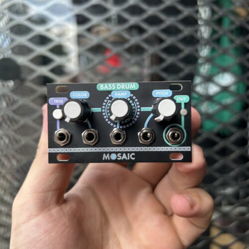 Mosaic Bass Drum 1U Eurorack Module (Black) [B-Stock]