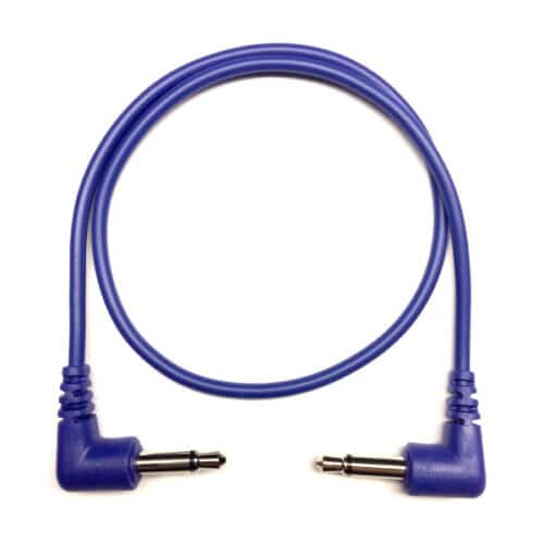 Tendrils Right Angled Eurorack Patch Cable (6 Pack – 30cm – Indigo)