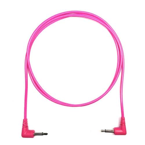 Tendrils Right Angled Eurorack Patch Cable (6 Pack – 90cm – Magenta)