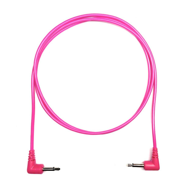 Tendrils Right Angled Eurorack Patch Cable (6 Pack – 90cm – Pink)