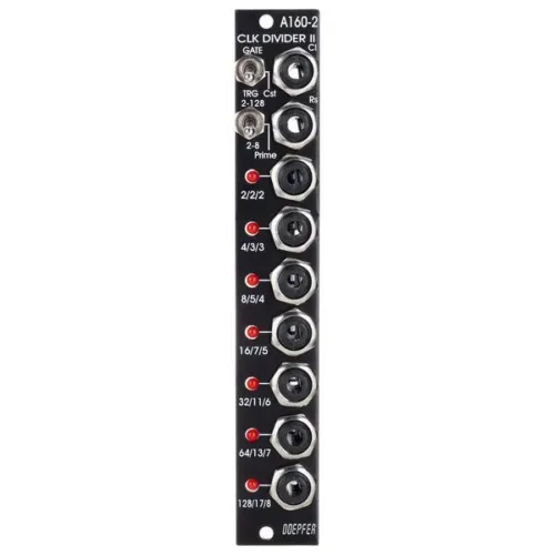 Doepfer A-160-2V Eurorack Clock Divider Module (Black)